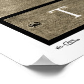 Tarpon  B&W-Posters, -Prints en -Lijsten Poster (Hoek)