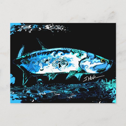 Tarpon Blues Briefkaart (Voorkant)