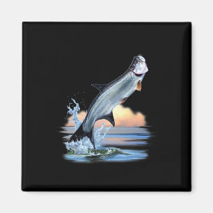 Tarpon Fish Fresh Water Wildlife Hunting Vist A Magneet