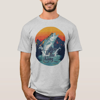 Tarpon Fly Fishing Bow To The King Gift T-shirt