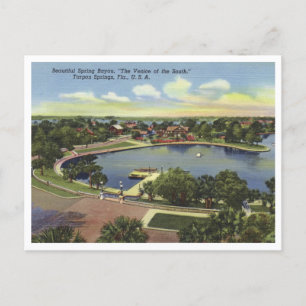 Tarpon Springs Florida  Spring Bayou Briefkaart