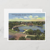 Tarpon Springs Florida  Spring Bayou Briefkaart (Voorkant / Achterkant)