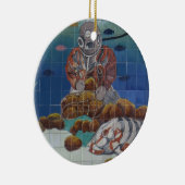 Tarpon Springs Sponge Diver Mural Ornament (Rechts)