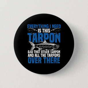 Tarpon Vist Spot Rod en Reel Combo Tarpon Fish Ronde Button 5,7 Cm
