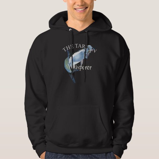 Tarpon Whisperer Dark Hoodie (Voorkant)