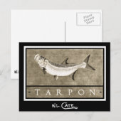 Tarpon  zwarte en witte Briefkaarten (Voorkant / Achterkant)