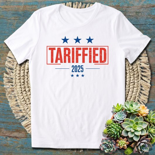 Tarrified Politieke Humor Graphic - Grappige Satir T-shirt