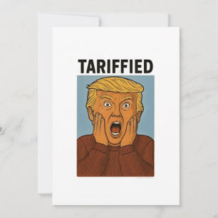 Tarrified Resist Ik sta met pinguïns Feestdagenkaart