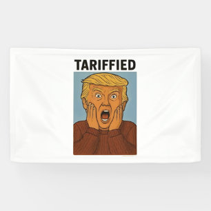 Tarrified Resist Ik sta met pinguïns Spandoek