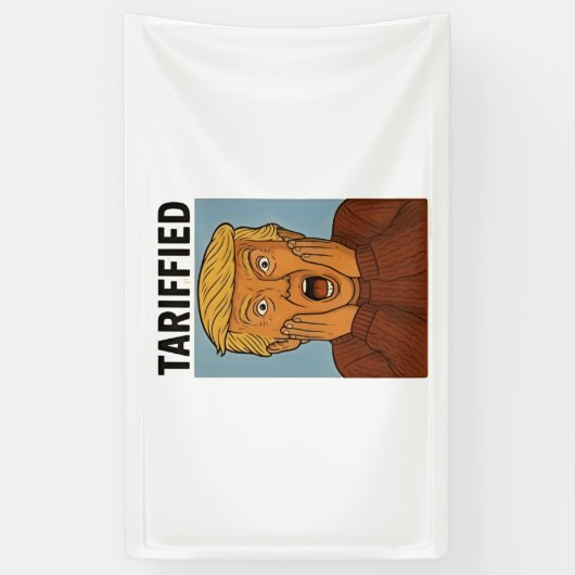 Tarrified Resist Ik sta met pinguïns Spandoek (Verticaal)