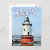 Tarrytown Lighthouse, Briefkaart van New York (Voorkant / Achterkant)