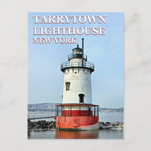 Tarrytown Lighthouse, Briefkaart van New York (Voorkant)