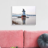 Tarrytown Lighthouse, New York Impression sur toil (Insitu(Salon))