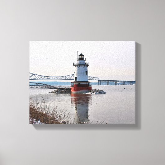 Tarrytown Lighthouse, New York Impression sur toil (Recto)