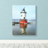 Tarrytown Lighthouse New York toile enrobée Imprim (Insitu (Plancher de Bois))