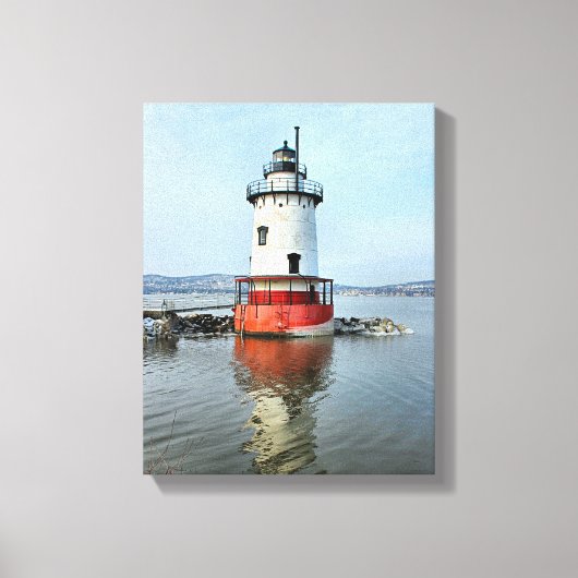 Tarrytown Lighthouse New York toile enrobée Imprim (Recto)