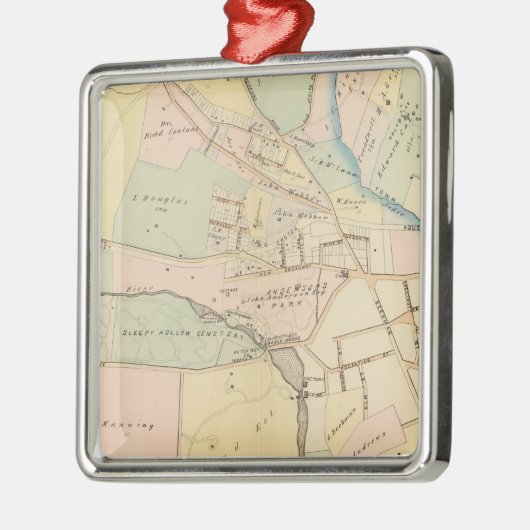 Tarrytown, N Tarrytown, New York Metalen Ornament (Links)