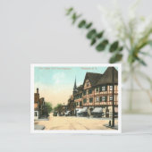 Tarrytown NY, Main St, 1910 Briefkaart (Staand voorkant)
