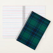 Tartan 5,5-inch x 8,5-inch spiral notebook notitieboek (Binnen)