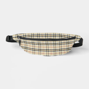 Tartan à carreaux marron et noir