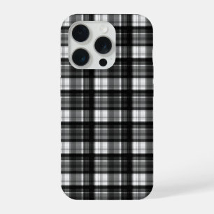 Tartan à carreaux noir et blanc