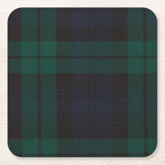 Tartan Aangepaste Onderzetters (Voorkant)