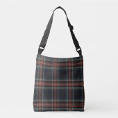 Tartan All-Over-Print Cross Body Bag, medium Crossbody Tas (Voorkant)