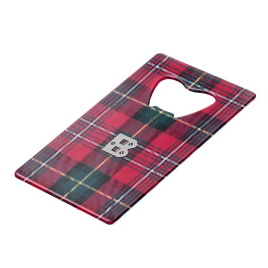 Tartan avec vos initiales (Devant Angle)