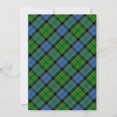 Tartan Beauty Clan Forsyth Scottish Pset (Achterkant)