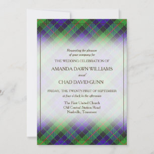 Tartan Beauty Clan Gunn Scottish Pset