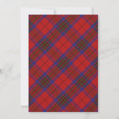 Tartan Beauty Clan Leslie Red Scottish Pset (Achterkant)