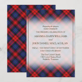 Tartan Beauty Clan MacLachlan Scottish Pset (Voorkant / Achterkant)