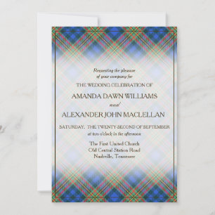 Tartan Beauty Clan MacLellan Scottish Pset