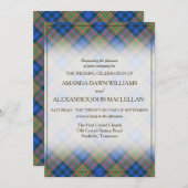 Tartan Beauty Clan MacLellan Scottish Pset (Voorkant / Achterkant)