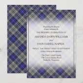 Tartan Beauty Clan Napier Scottish Pset (Voorkant / Achterkant)