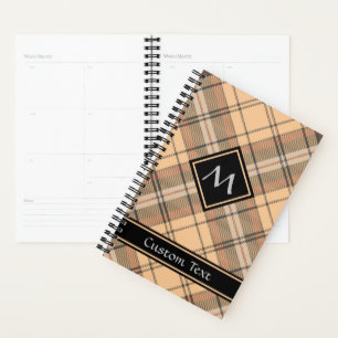Tartan beige et Brown