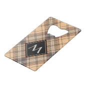 Tartan beige et Brown (Devant Angle)