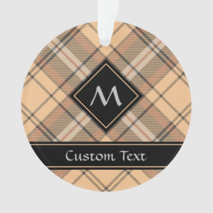 Tartan beige et Brown