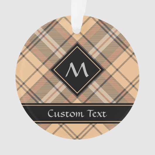 Tartan beige et marron (devant)