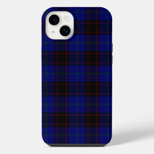 Tartan bleu noir à carreaux à la maison