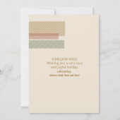 Tartan Border Noël 4 Modèle photo ID1141A (Dos)