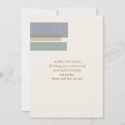 Tartan Border Noël 4 Modèle photo ID1141B (Dos)