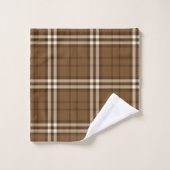 Tartan Brown (Gant de toilette)