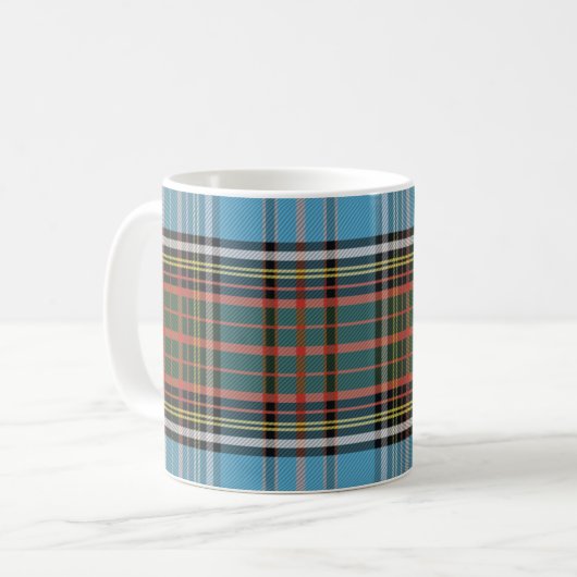 Tartan Clan Anderson Pset Koffiemok (Voorkant links)