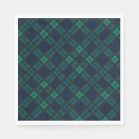 Tartan Clan Black Watch Groen Geruit Patroon