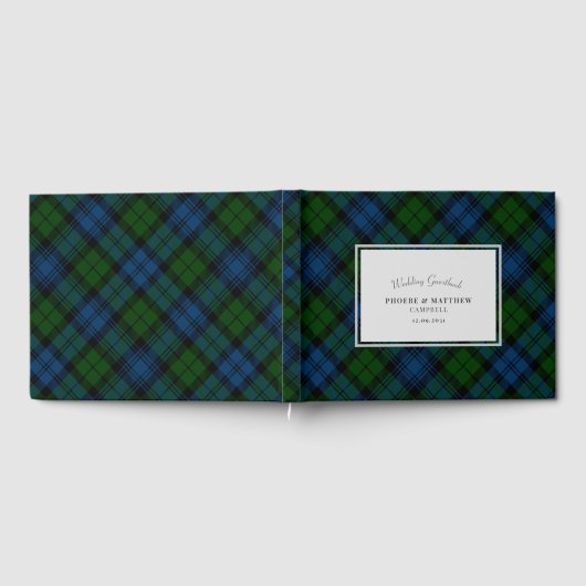 Tartan Clan Campbell Militair Schots Geruit Gastenboek (Volledig)