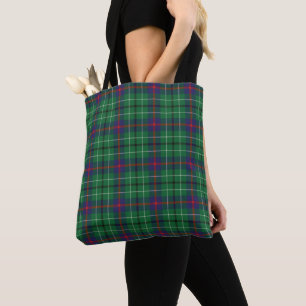 Tartan Clan Duncan Plaid Groen Paarse Rood Check Draagtas
