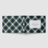 Tartan Clan Gordon Green White geruite bruiloft Gastenboek (Volledig)