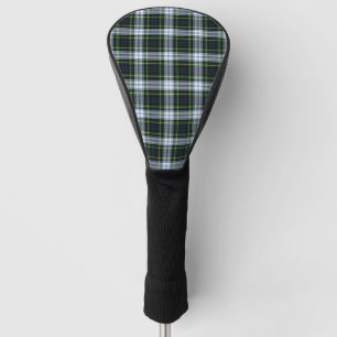 Tartan Clan Gordon Plaid Wit Groen geruit Golfheadcover
