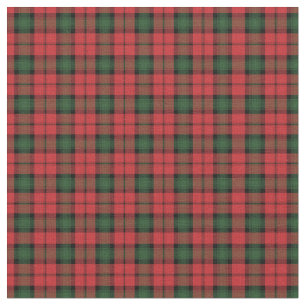 Tartan Clan Kerr Plaid Rood Groen Check Stof